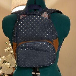 Claire's Stylish Backpack with Cat Ears
